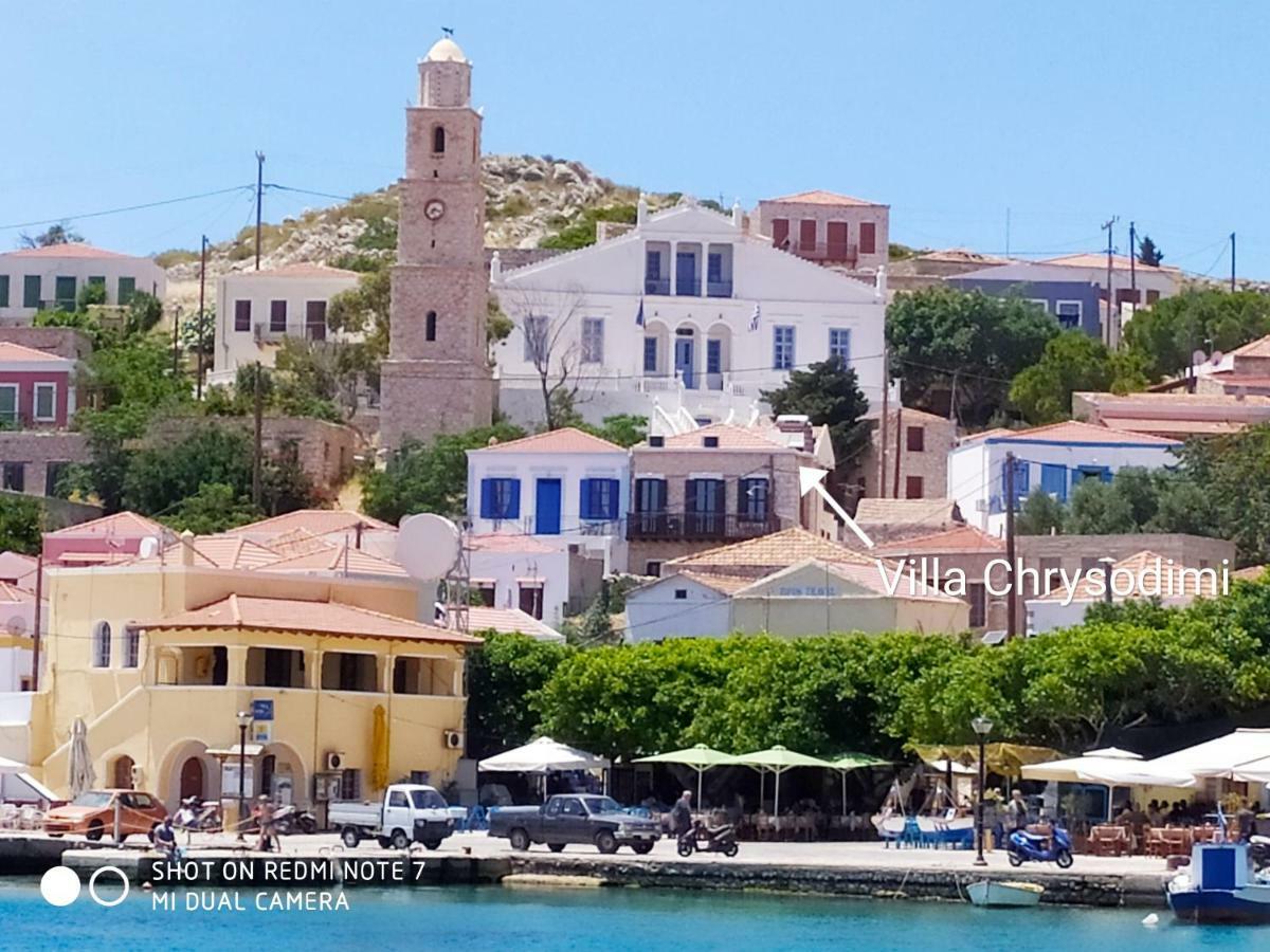 Villa Chrysodimi Chalki Town Eksteriør bilde